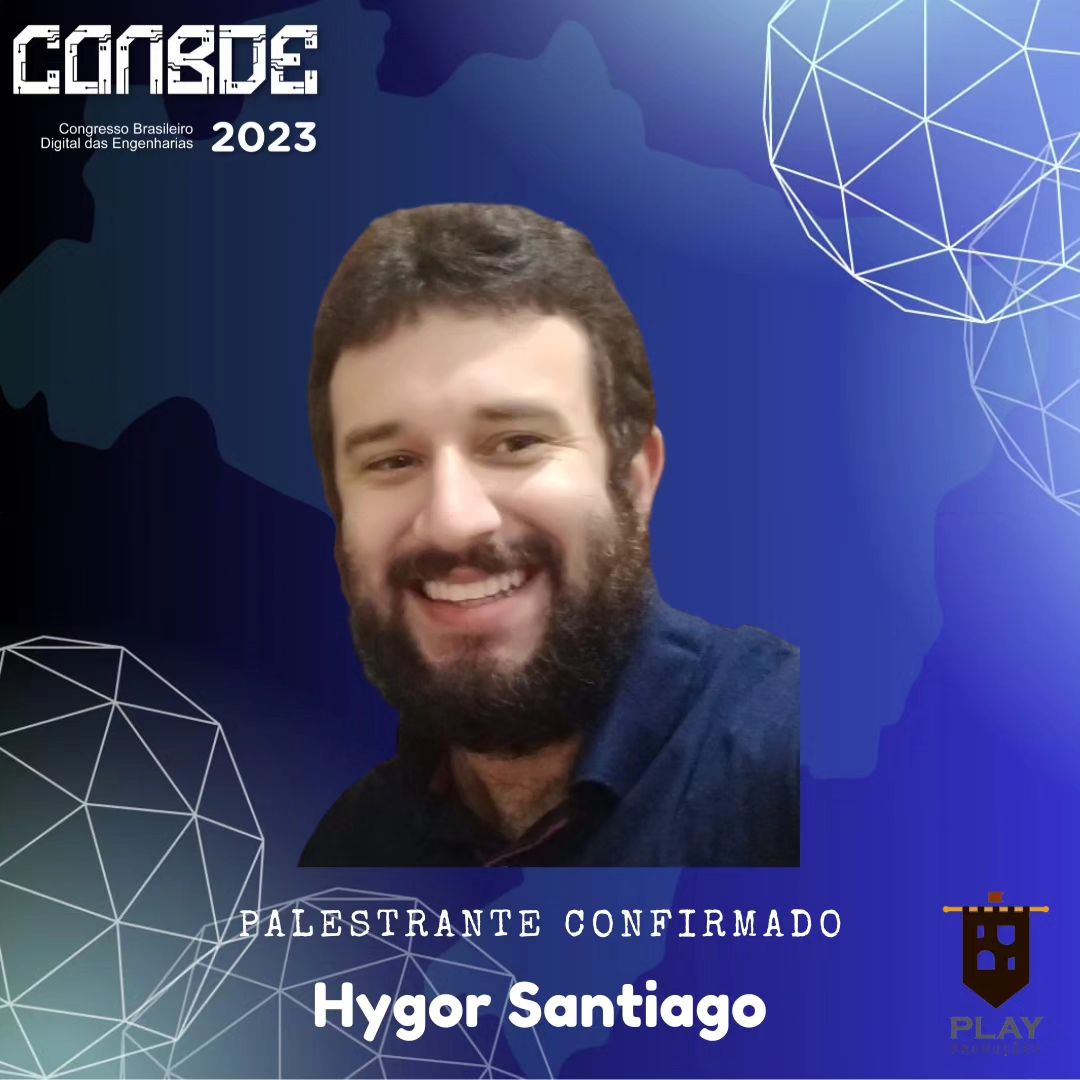 Professor no curso de Engenharia Mecânica, Hygor Santiago