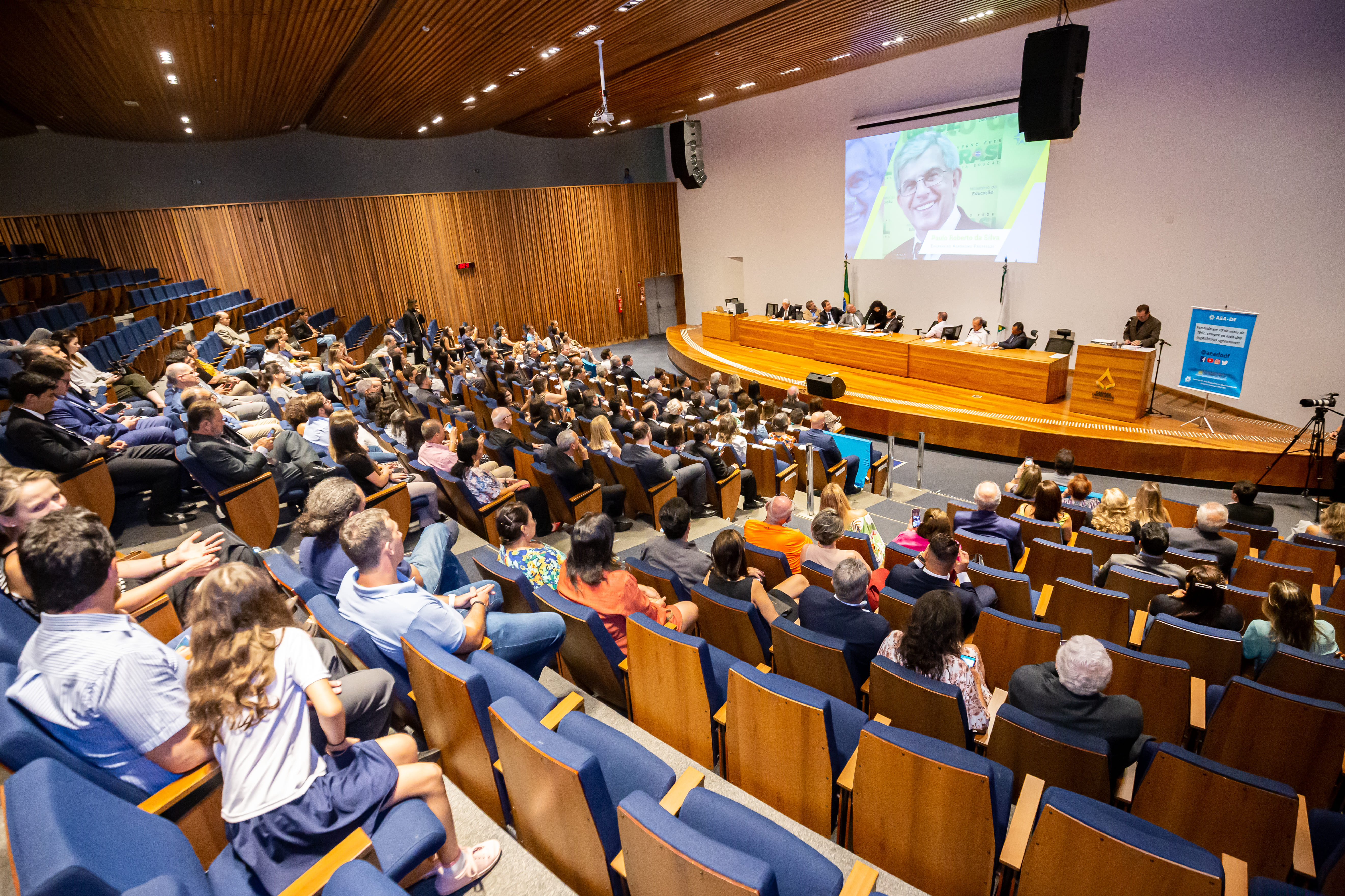 Auditório da Solenidade em homenagem aos 90 anos da regulamentação da profissão do Engenheiro Agrônomo