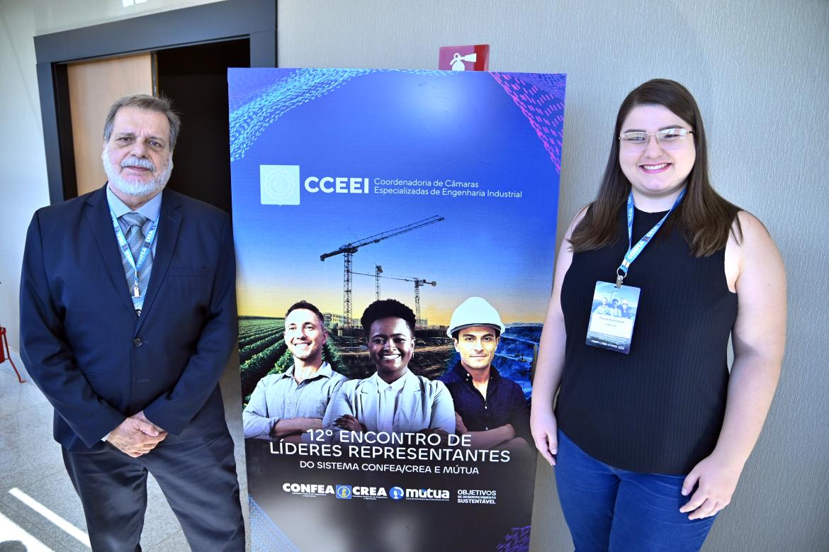 Alberto Peres e Priscila Rockenbach, coordenadores da CCEEI